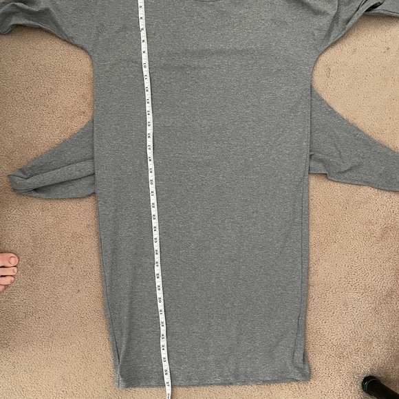 Grey Aritzia / The Group tie-waist jersey dress - Picture 6 of 6